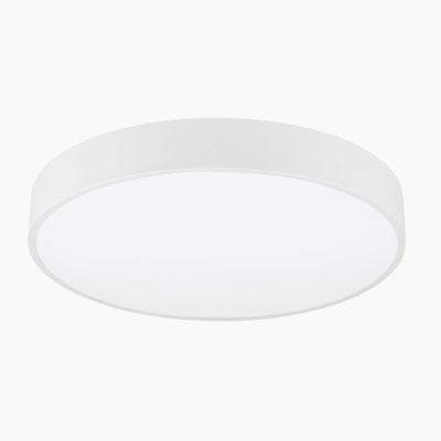 Biały plafon sufitowy Gesell LED do salonu 50 cm