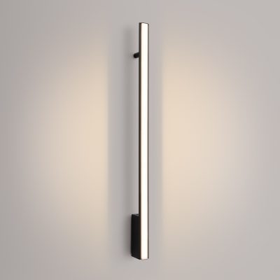 Czarny kinkiet listwowy Lagom