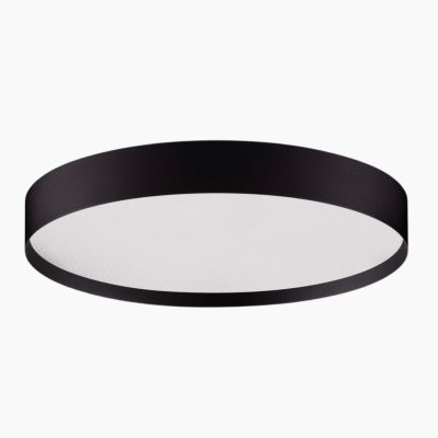 Metalowy plafon sufitowy Hurtado LED w czarnym kolorze