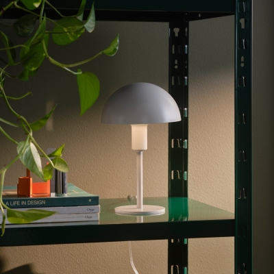 Mała lampa stołowa Ellen Mini w szarym kolorze