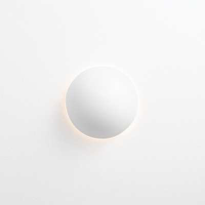 Okrągły kinkiet ścienny Moxos LED w białym kolorze