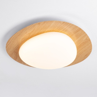 Elegancki plafon sufitowy Isidro LED z biały kloszem