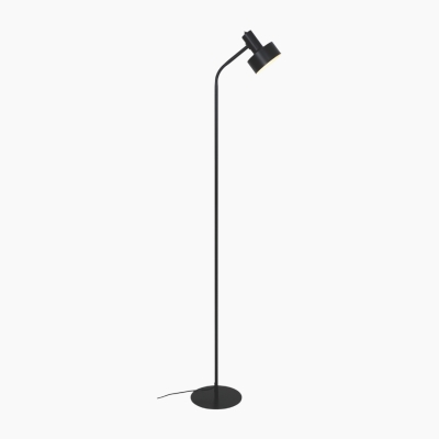 Minimalistyczna lampa podłogowa Matis z ruchomym kloszem