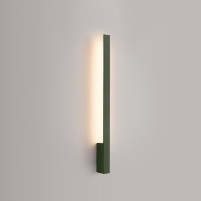 Oliwkowa lampa ścienna LED Lahti M
