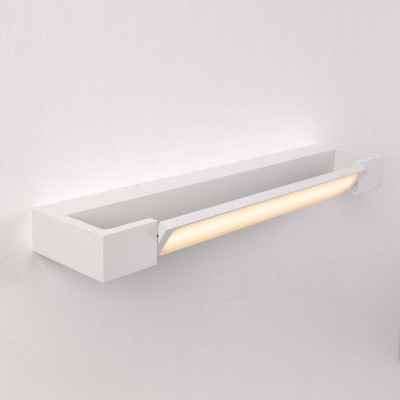 Biały kinkiet łazienkowy Justo LED nad lustro