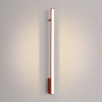 Liniowy kinkiet LED Lagom - ochra czerwona