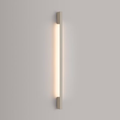 Minimalistyczny kinkiet LED Sappo M jasnobeżowy