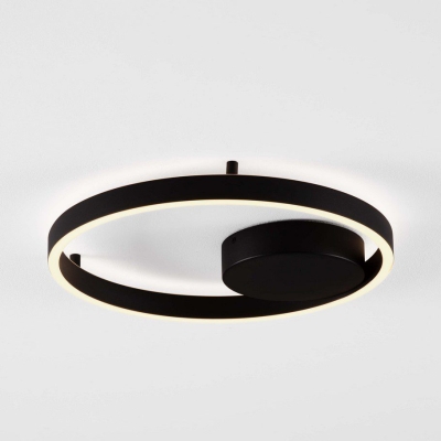 Metalowa lampa sufitowa Sullana LED w czarnym kolorze