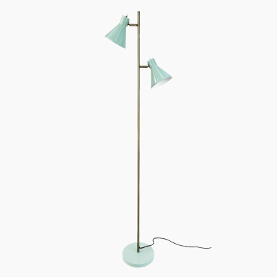 Miętowa lampa podłogowa Sleep 2 do salonu