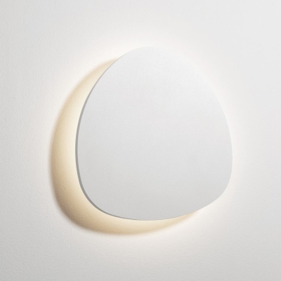 Prosty kinkiet ścienny Apure LED w białym kolorze