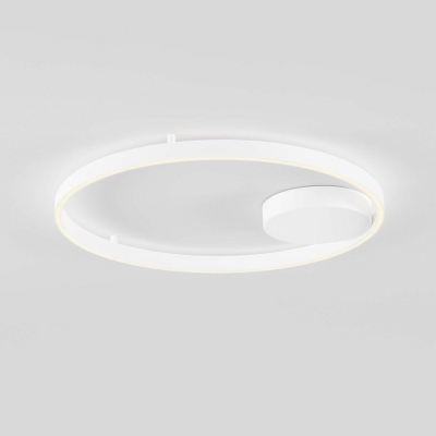 Biała lampa sufitowa Sullana LED wykonana z metalu