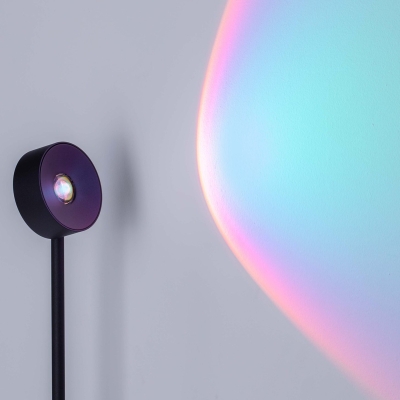 Lampa podłogowa Pringles LED - światło zachód słońca