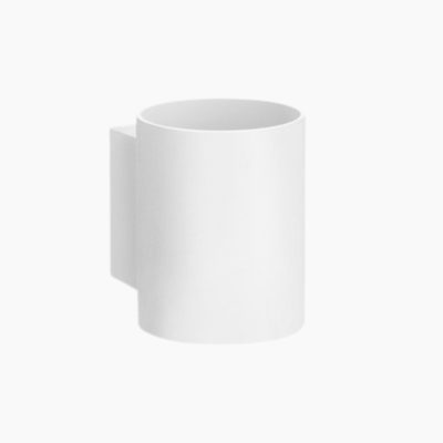 Biały kinkiet ścienny Salas o prostym designie