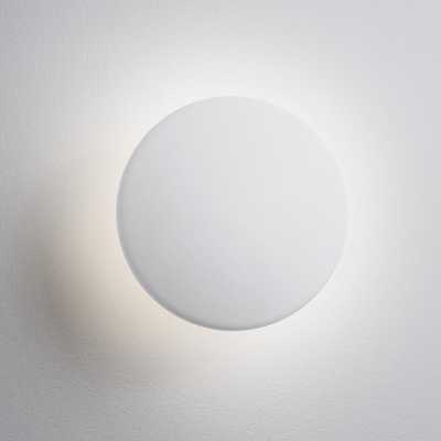 Gipsowy kinkiet ścienny Reyes LED w białym kolorze