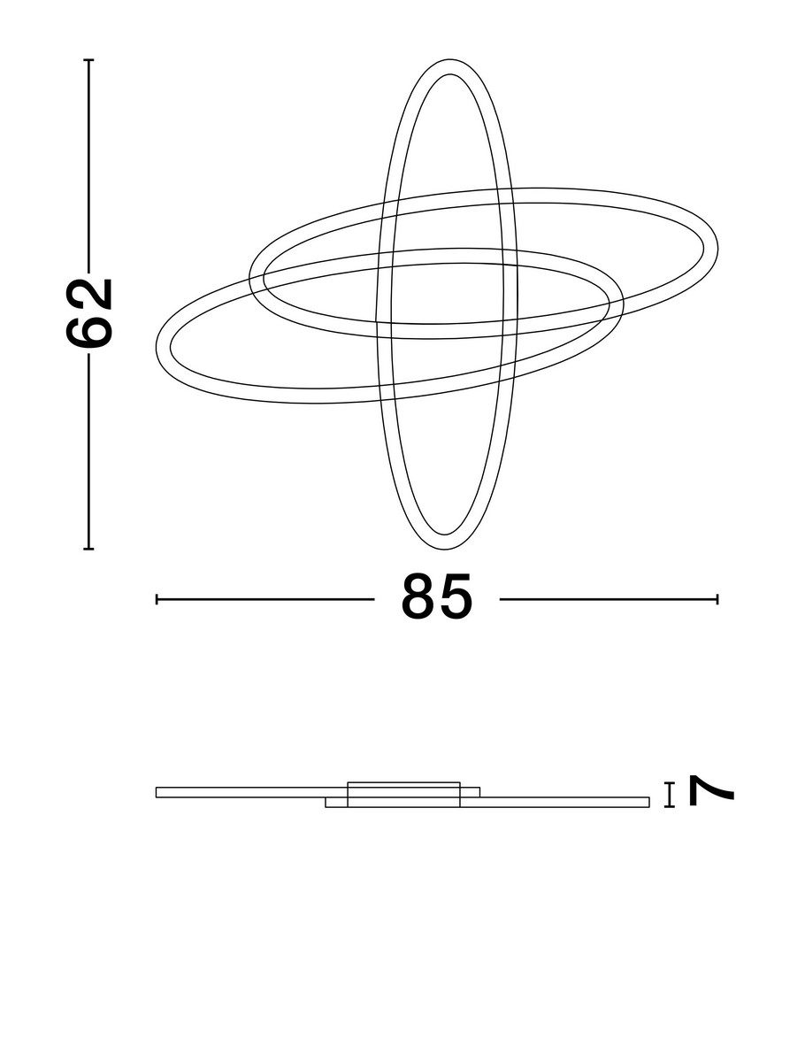 Czarna lampa sufitowa Sicuani LED z unikatowym kloszem