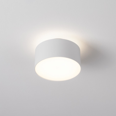 Prosty spot sufitowy Alvear LED w białym kolorze