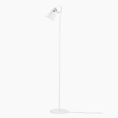 Prosta lampa podłogowa Oslo z regulowanym kloszem