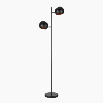 Metalowa lampa podłogowa Edgar 2 z włącznikiem