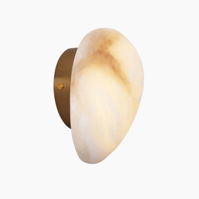 Unikatowy kinkiet ścienny Nuvia wykonany z kamienia