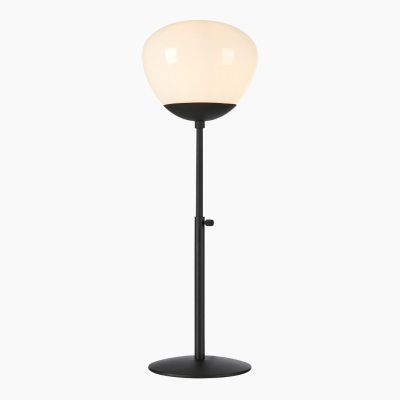 Czarna lampa stołowa Rise z regulowaną wysokością