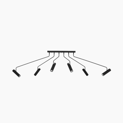 Nowoczesna lampa sufitowa Ramus 6