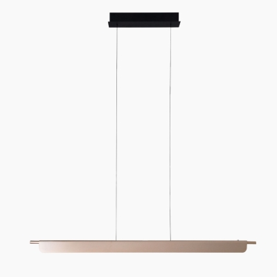 Metalowa lampa wisząca Jo-Jo B LED na czarnej podsufitce