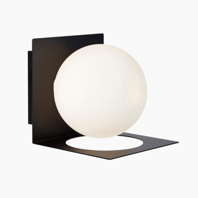 Łazienkowy kinkiet ścienny Zenit - klosz typu kula