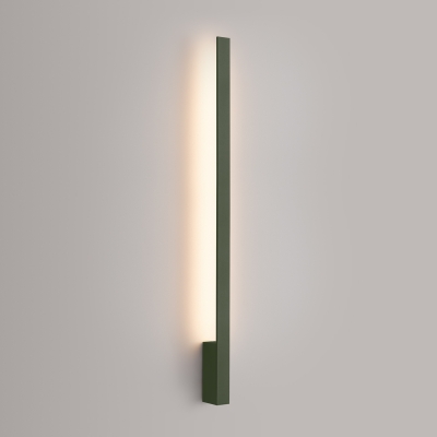 Zielony kinkiet LED Lahti L - listwa