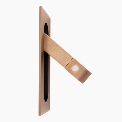 Mosiężny kinkiet podtynkowy Libra LED