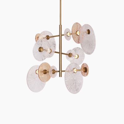 Designerska lampa wisząca Allure LED wykonana ze szkła