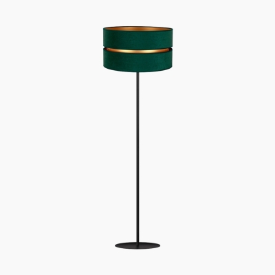 Elegancka lampa podłogowa Duo z abażurem