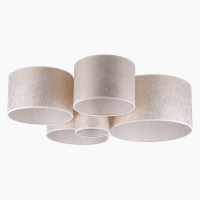 Biała lampa sufitowa Golden 5 do salonu