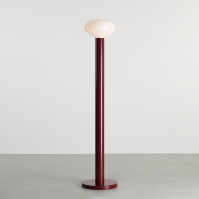 Bordowa lampa podłogowa Flo Ruby