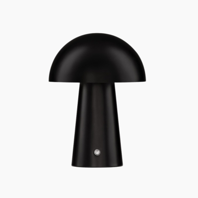 Elegancka lampa stołowa Castoro w czarnym kolorze