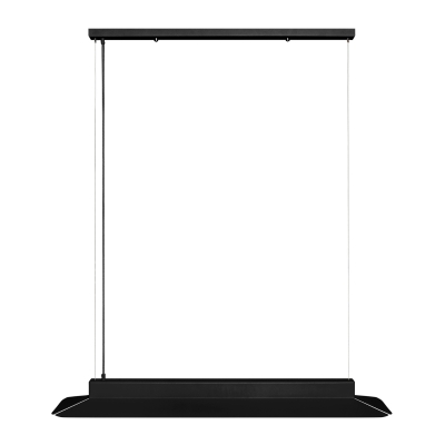 Czarna lampa podłużna Yottsu LED