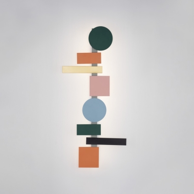 Wielokolorowy kinkiet ścienny Gorzano LED