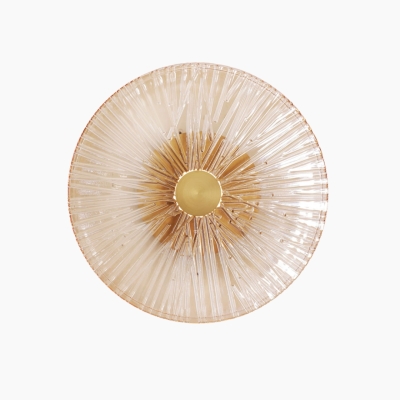 Szklana lampa ścienna Allure LED z okrągłym kloszem