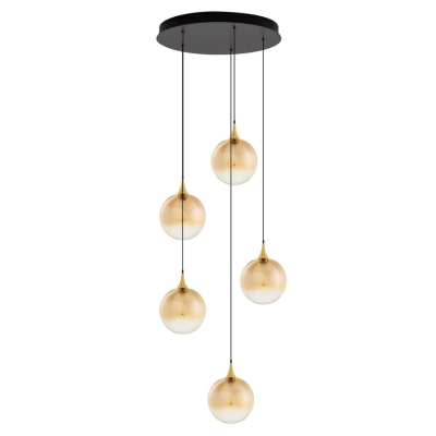 Duża lampa wisząca Lurvela 5 do salonu