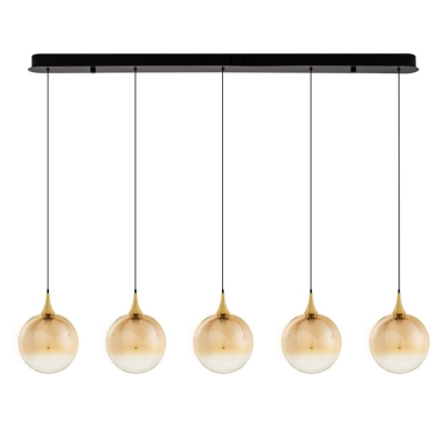 Elegancka lampa wisząca Lurvela 5 na listwie