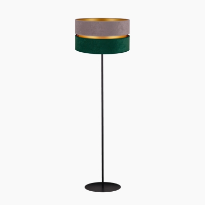 Elegancka lampa podłogowa Golden na okrągłej podstawie