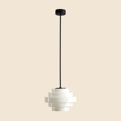 Szklana lampa sufitowa w stylu retro Filo ⌀14
