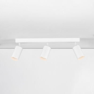 Biała lampa sufitowa Tremano 3 wykonana z metalu