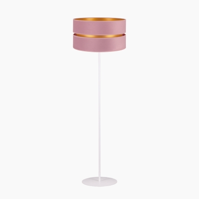 Elegancka lampa podłogowa Golden z abażurem