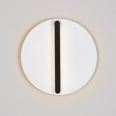 Elegancka lampa ścienna Galurca LED - okrągły kształt