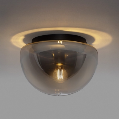 Elegancki plafon sufitowy Nunlena w czarnym kolorze