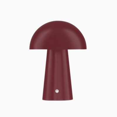 Czerwona lampa stołowa Castoro LED