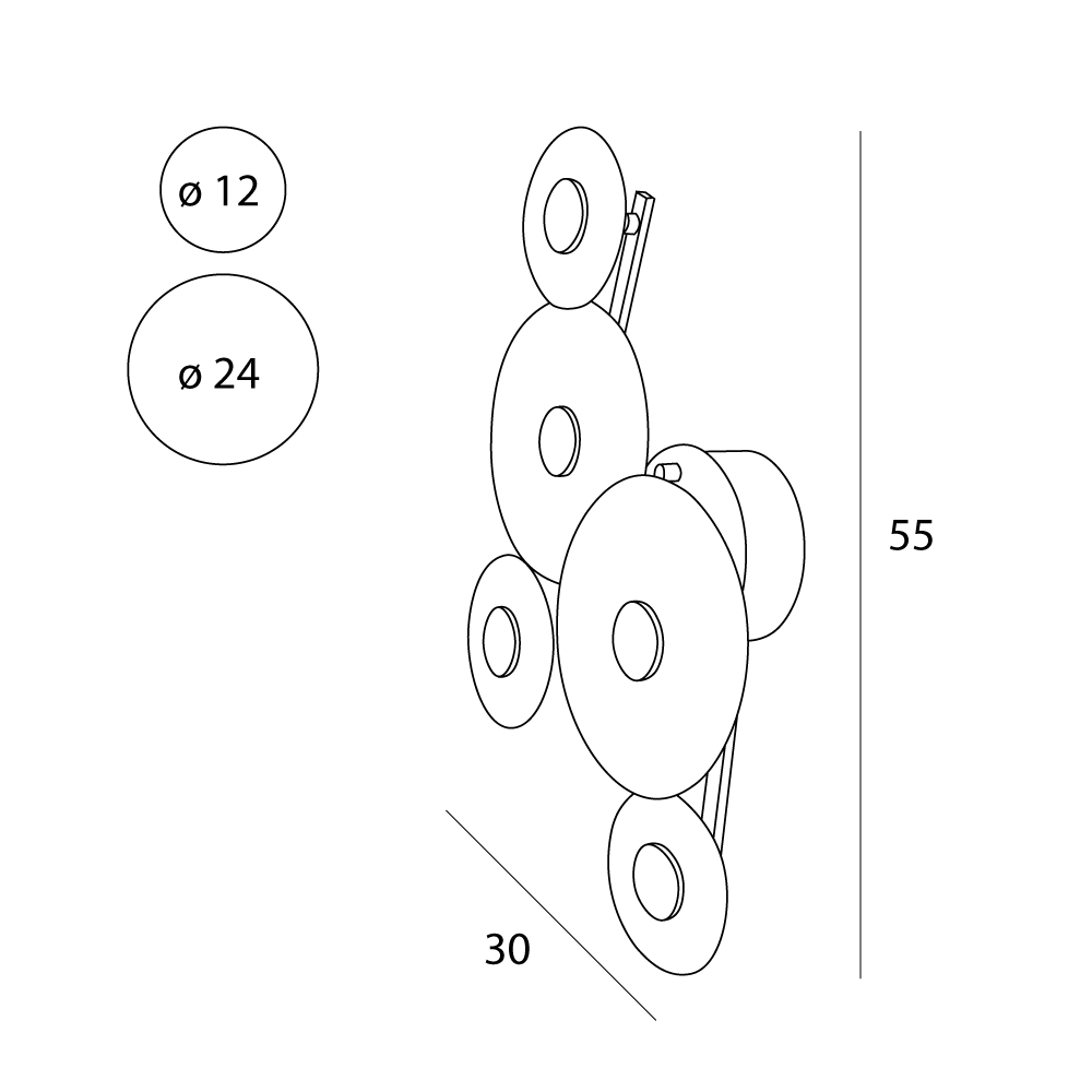 Elegancki kinkiet ścienny Allure LED - OUTLET