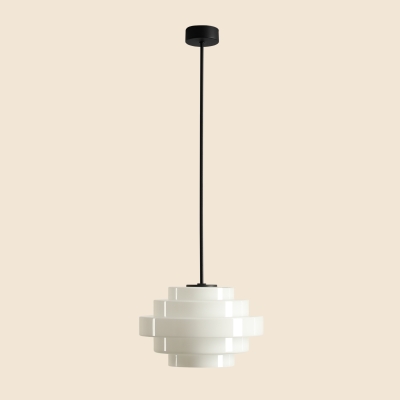 Szklana lampa sufitowa z dużym kloszem Filo ⌀28