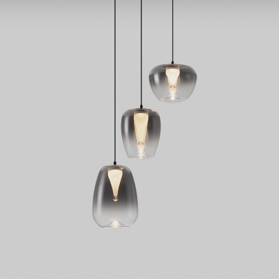 Potrójna lampa wisząca Jarevia 3 LED