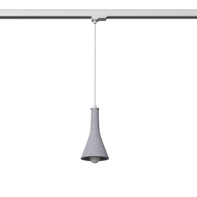Lampa wisząca do systemu szynowego REA beton E14 #W
